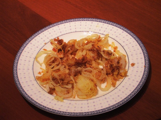 Лук в кляре.