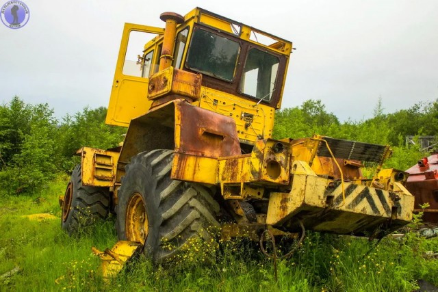 Кладбище техники Кербинского золотого прииска, оставшейся от золотодобытчиков