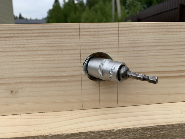 Навес для авто из бруса своими руками