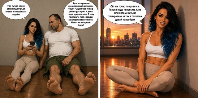 Сон о танце (Комикс о непростой любви)