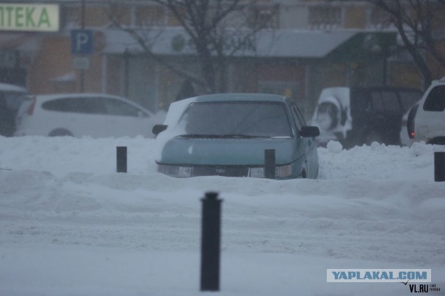 А во Владивостоке снова снежок