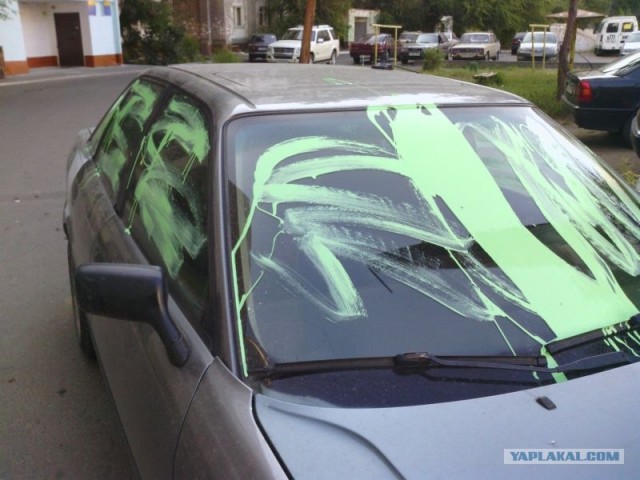 Жестокое наказание за неправильную парковку!