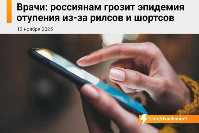 В России может начаться эпидемия отупения из-за рилсов и шортсов