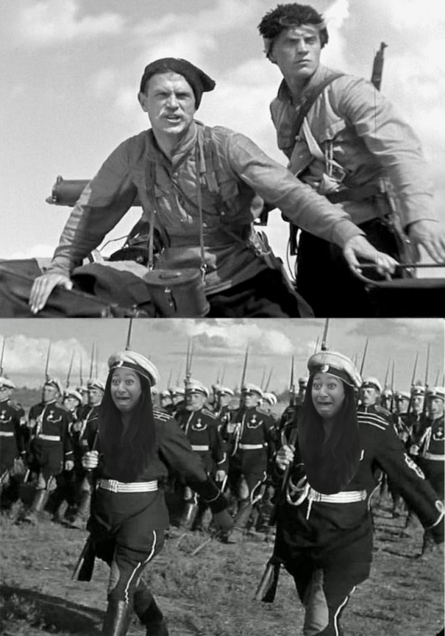 Фотожаба. Лубоффъ и голуби.