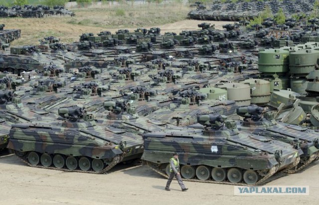 Немецкая разборка боевых танков