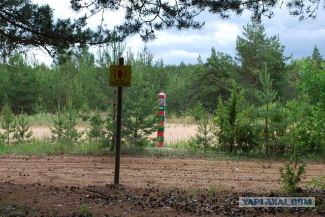 Эстония строит границу с Россией.