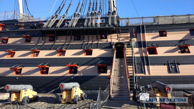 Посещение HMS Victory в г. Портсмут, Великобритания