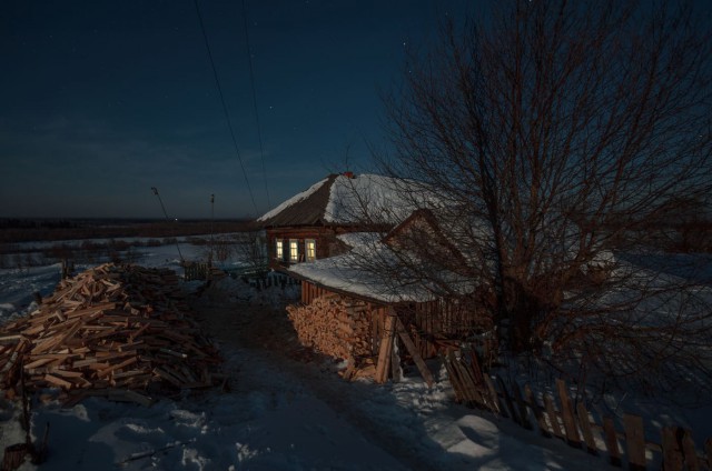 Весной в деревне
