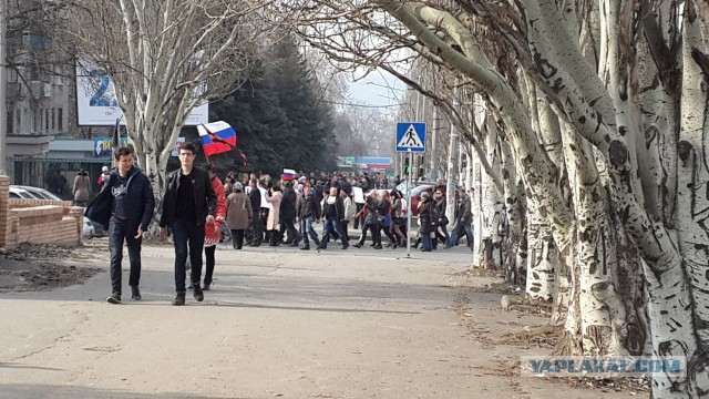 Марш хероев.  Краматорск.
