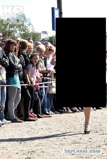 Вчера. При забеге на шпильках