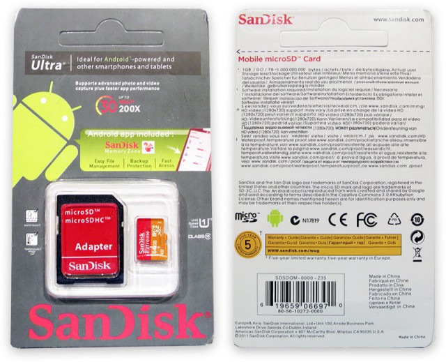 Как определить поддельную Micro SD карту
