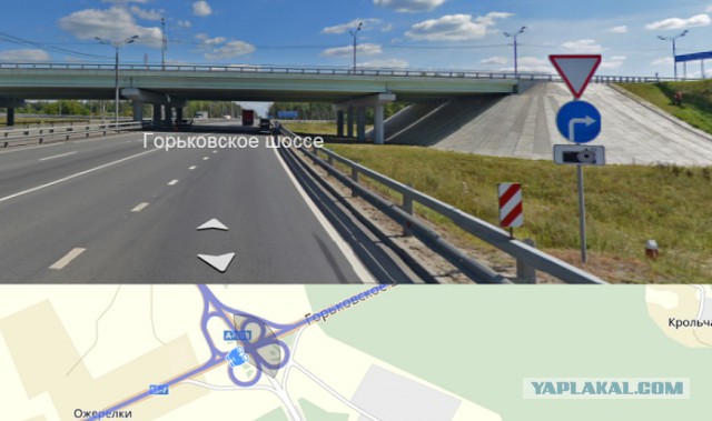 Грузовик бортанул Тойоту на трассе М7