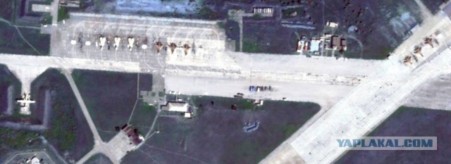 Взрыв на аэродроме Новофедоровка, в Крыму