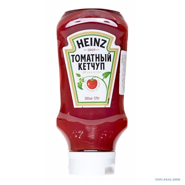 Почему кетчуп Heinz уже 100 лет выпускают в прозрачных бутылках