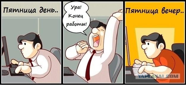Конец рабочей недели