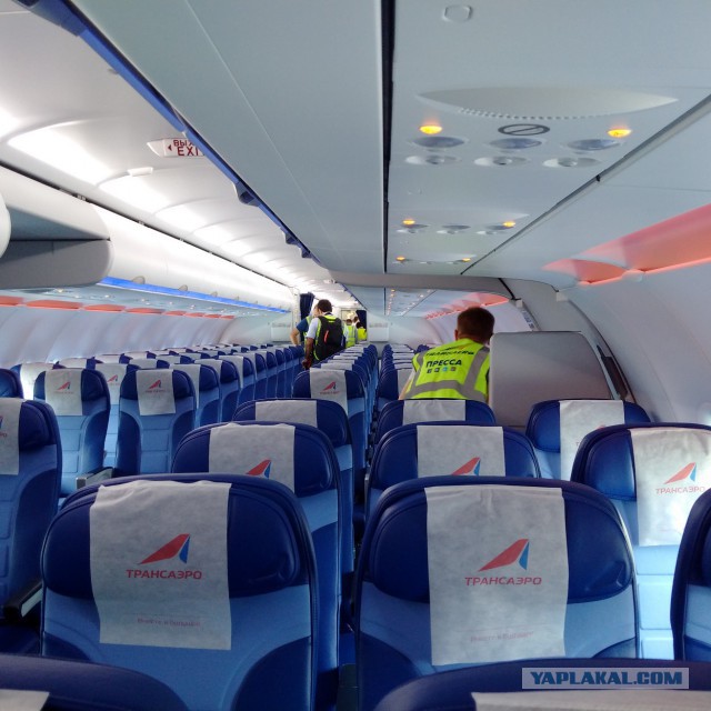 Прилет новенького Airbus 321 во Внуково