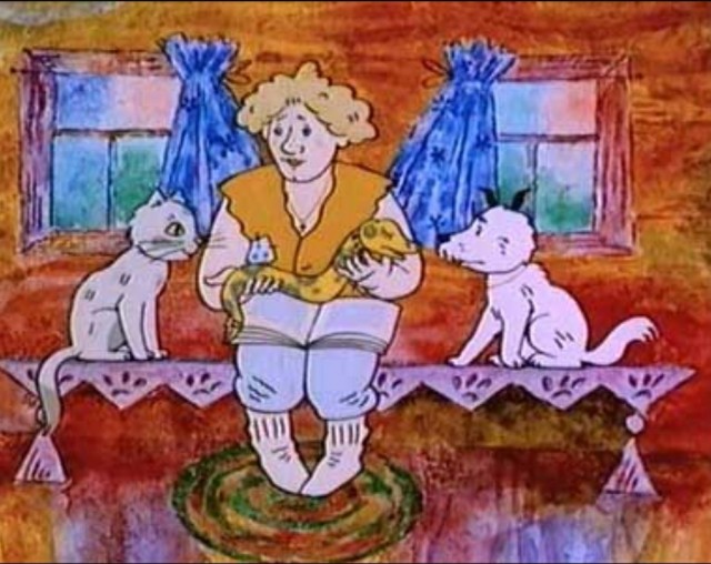 Кошка Маха и собачка Жужа с города Парижу