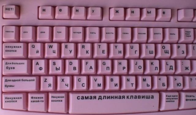 Знаменитая шпионская русская клавиатура