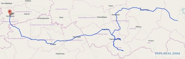 К Тихому Океану на мотоцикле - 2012