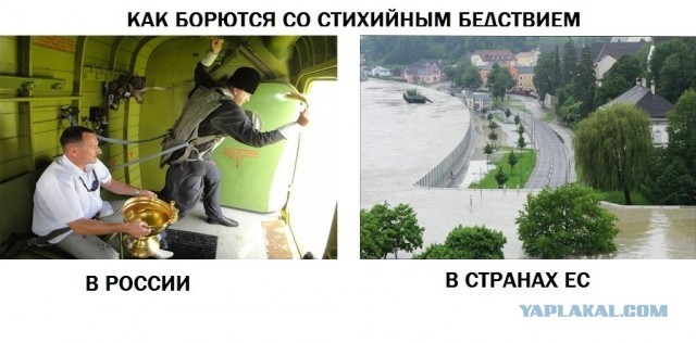 В Курганской области для борьбы с паводком провели молебны «об избавлении от наводнения»