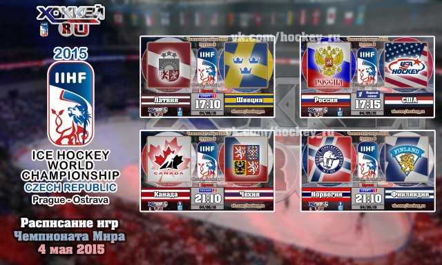 Чемпионат Мира  по хоккею 2015