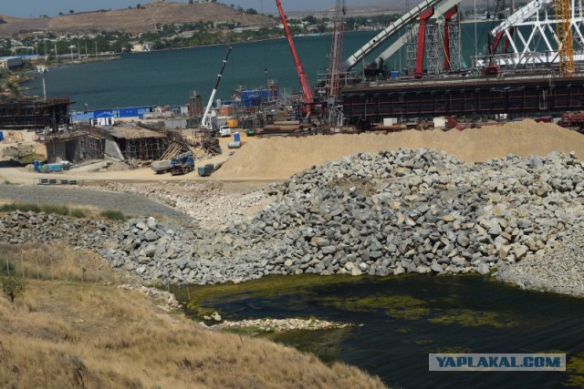 Транспортировка арки Керченского моста: таймлапс и съемка с квадрокоптера