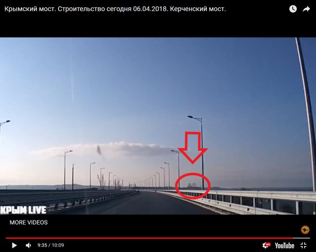 Крымский мост. Едем по Крымскому мосту