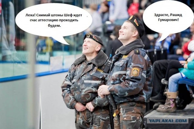 Фотожаба: Что увидели омоновцы?