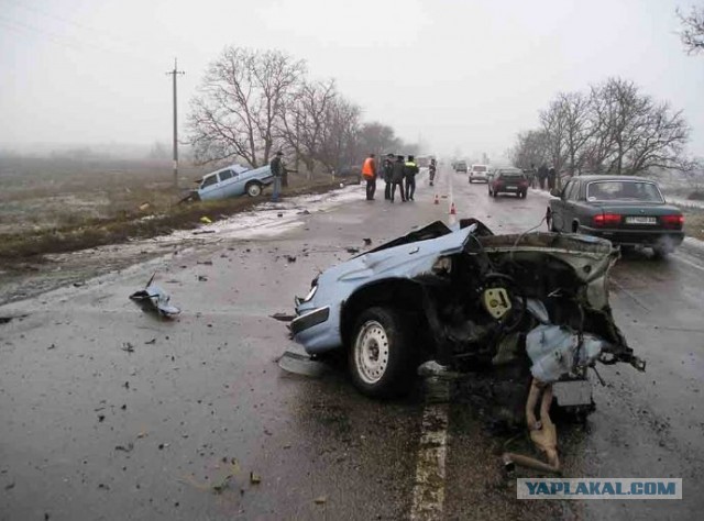 Видеорегистратор запечатлел момент смертельного ДТП в Марий Эл