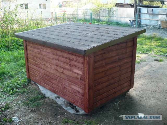 Будка для собаки, своими руками