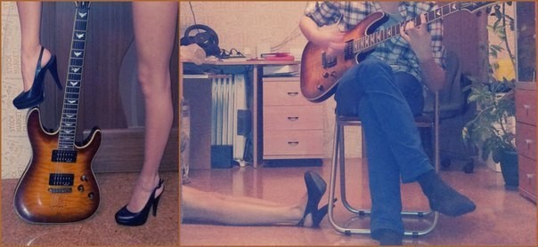 Нашла куда ноги ставить!