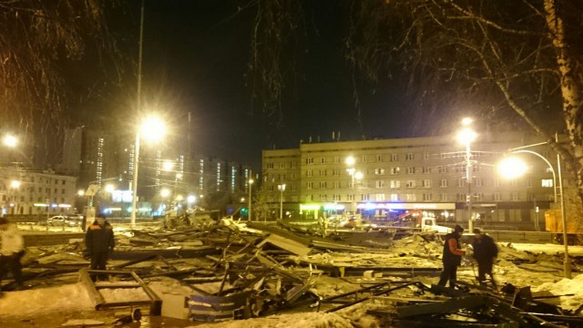 Снос торговых зданий в Москве