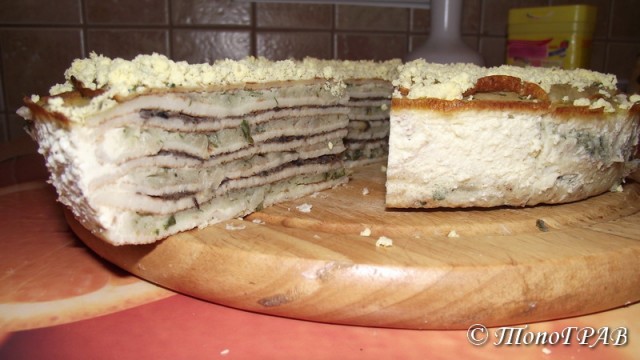 Наполеон масленичный