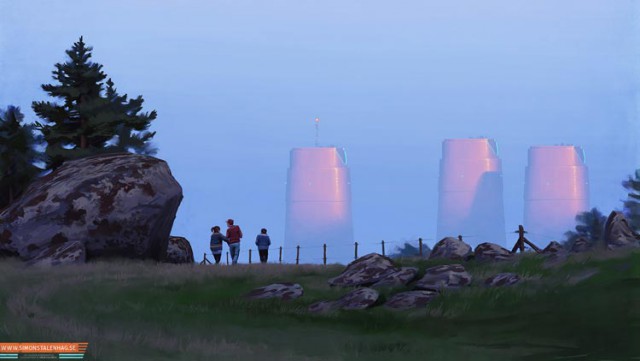 Альтернативное развитие мира от Саймона Сталенхага (Simon Stalenhag)