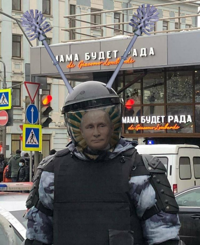 Москва. 31.01.2021. Полицейское безумие