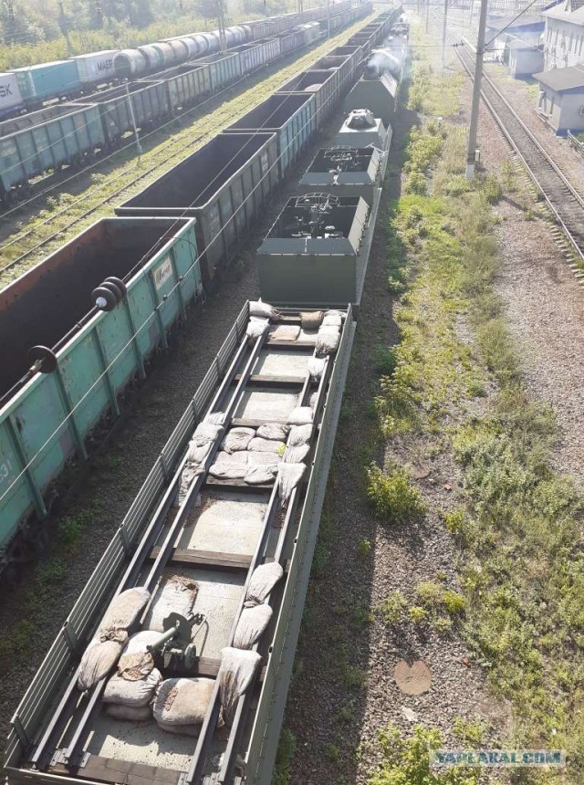 Железнодорожный состав с техникой Бундесвера был замечен сегодня в польском городке Ольштын возле границы с Беларусью