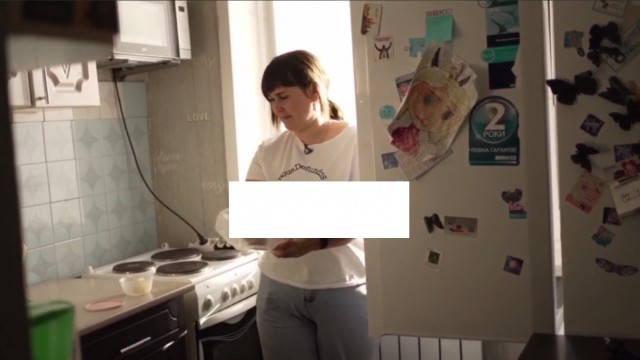 Момент "прилёта"в Донецке в прямом эфире.