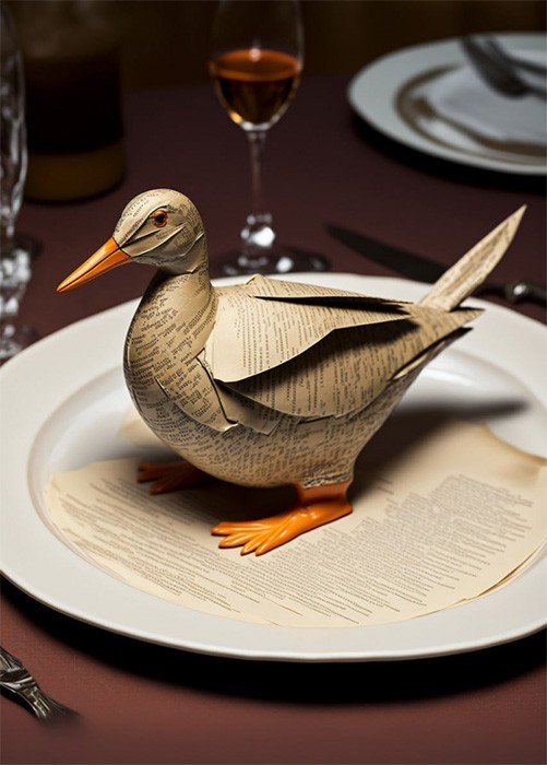 Долбоящер, водятел, газетная утка — нейросеть дословно показала, как они выглядят