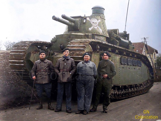 Цветные фотографии бронетехники времён Второй мировой войны