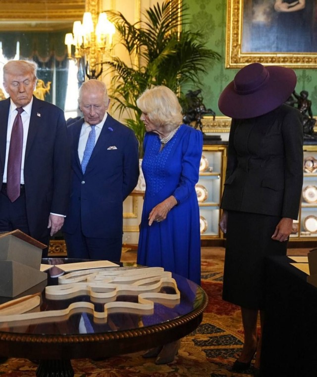 Трамп и Король Великобритании