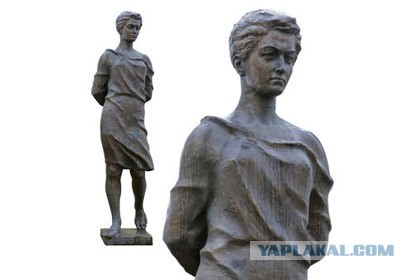 В Рузе открыли памятник Зое Космодемьянской