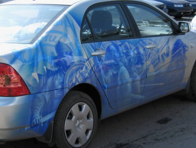 Аэрография автомобиля