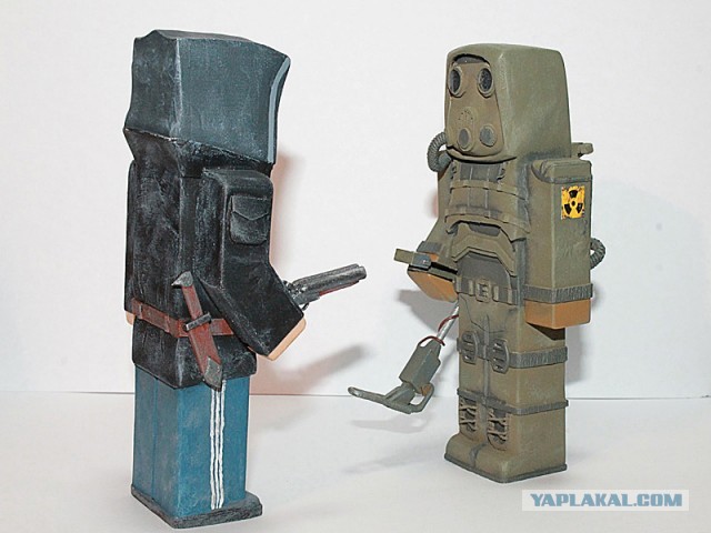 Смешиваем "S.T.A.L.K.E.R." и "Minecraft" - получаем диораму