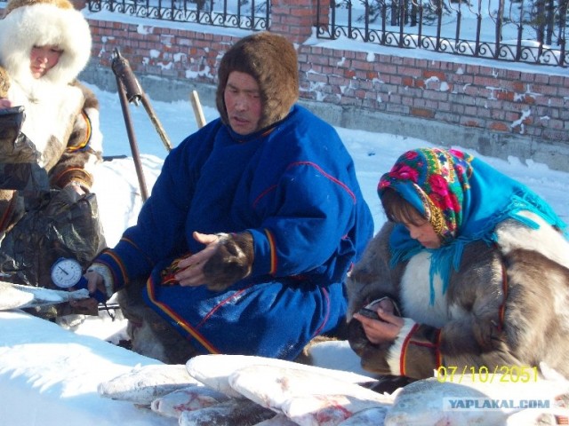 Люди из северных сказок: рынок в Салехарде