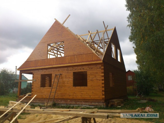 Строительство дачи.