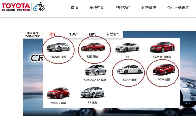 Леворульная Toyota Crown - специально для Китая.