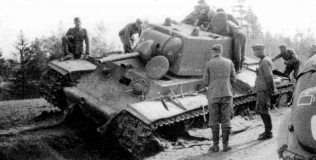 Последний бой двух КВ-1 второго июля 1941 в Латвии