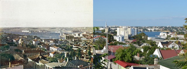 Севастополь на снимке Прокудина-Горского 1905 г. и 112 лет спустя