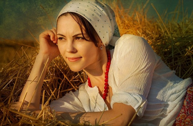 Девушки. Сельская тема
