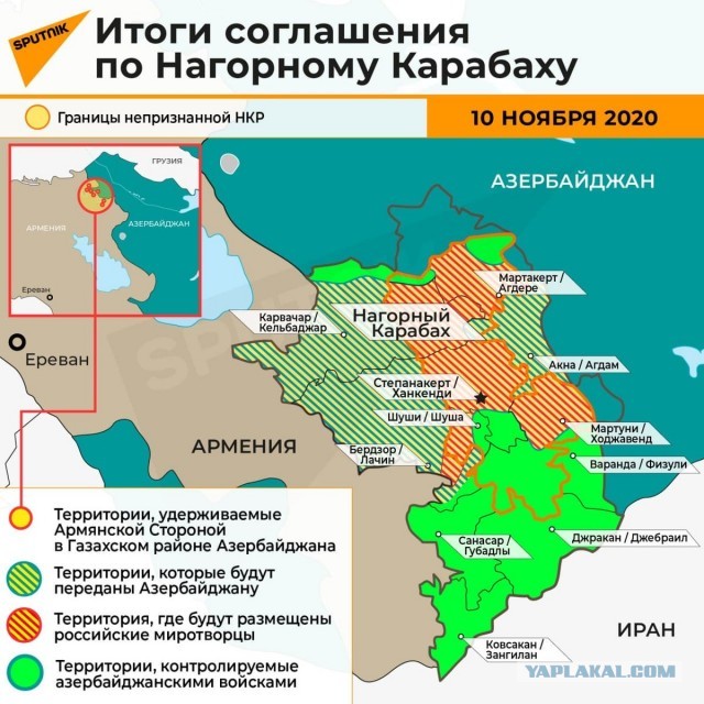 Российские миротворцы в Карабахе